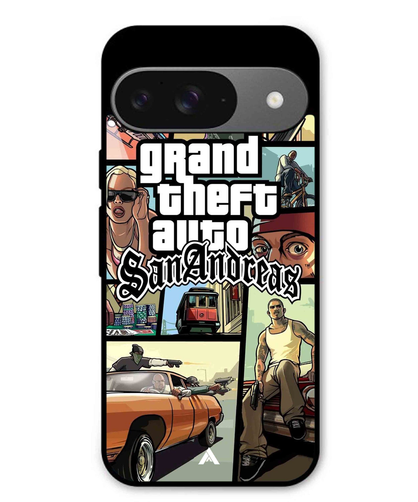 GTA San Andreas Game Metal Back Cover Phone Case for Pixel 9