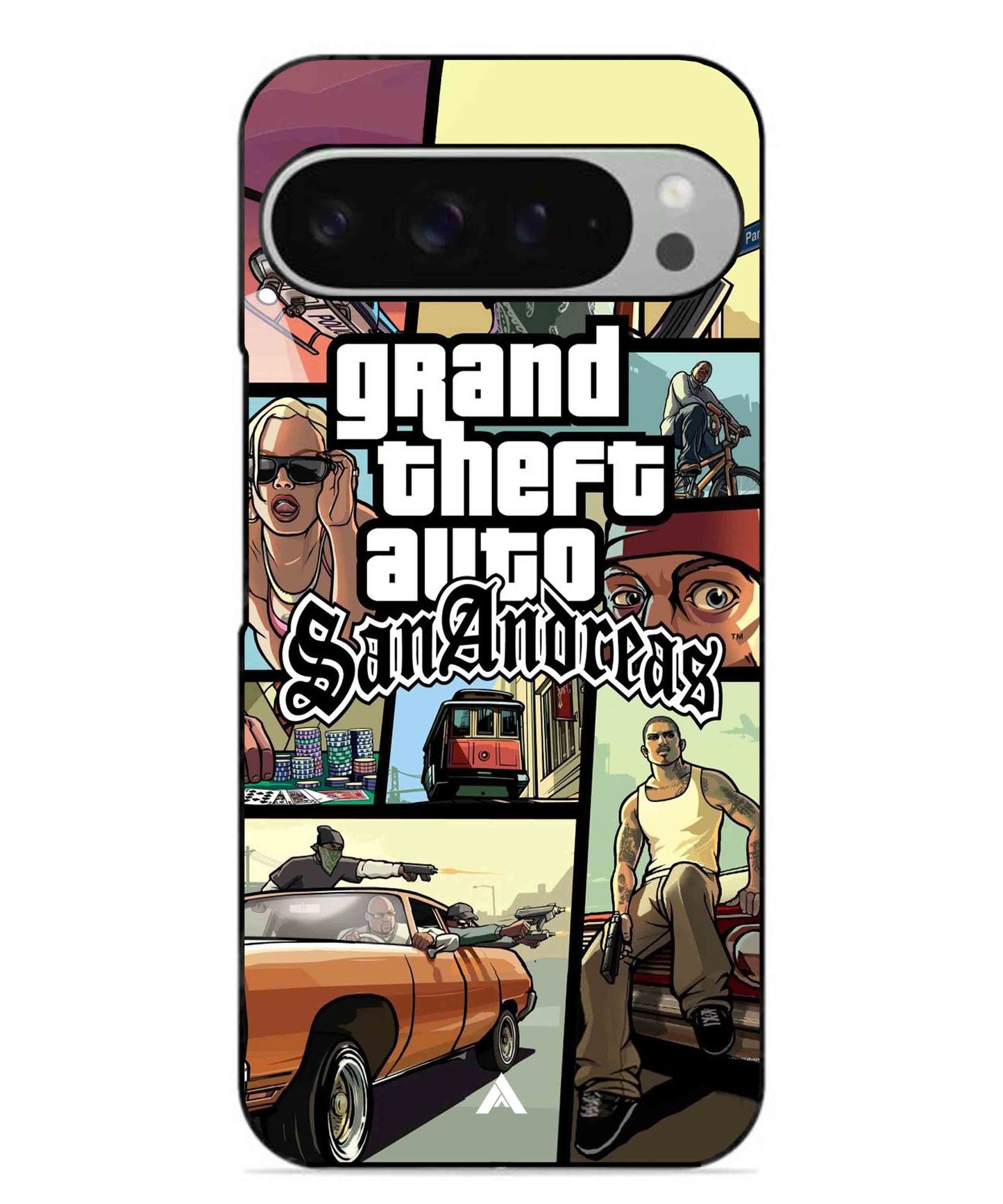 GTA San Andreas Game Metal Back Cover Phone Case for Pixel 9 Pro