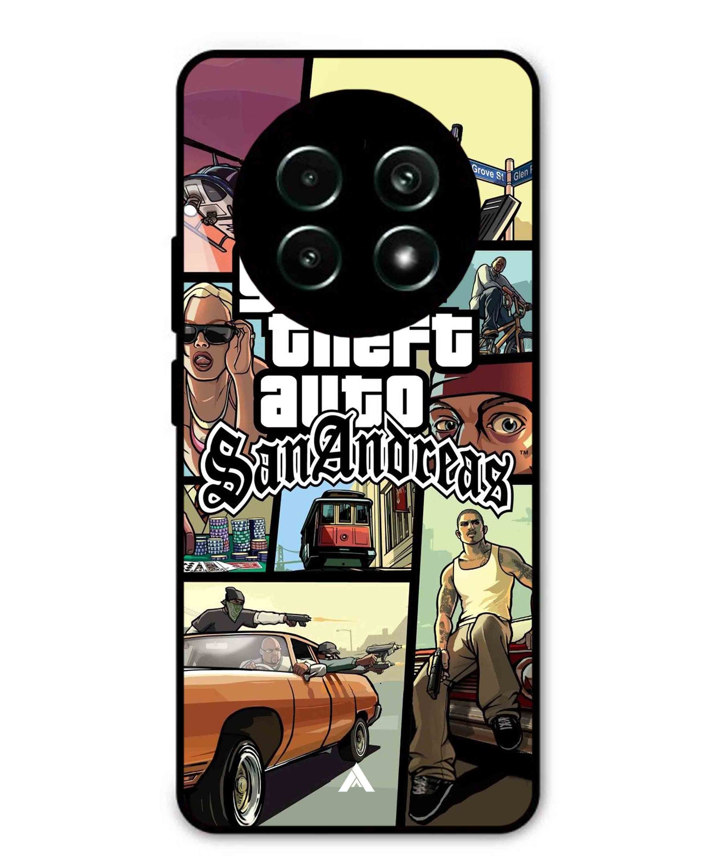 GTA San Andreas Game Metal Back Cover Phone Case for Realme 13 Pro