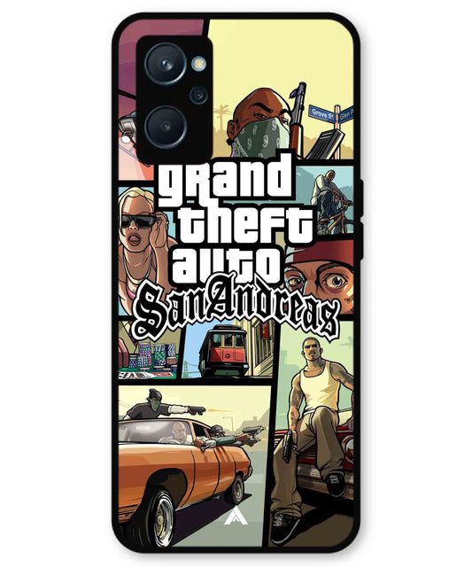 GTA San Andreas Game Metal Back Cover Phone Case for Realme 9i