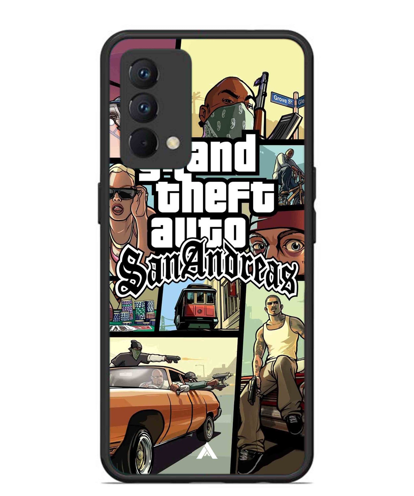 GTA San Andreas Game Metal Back Cover Phone Case for Realme GT Master Edition