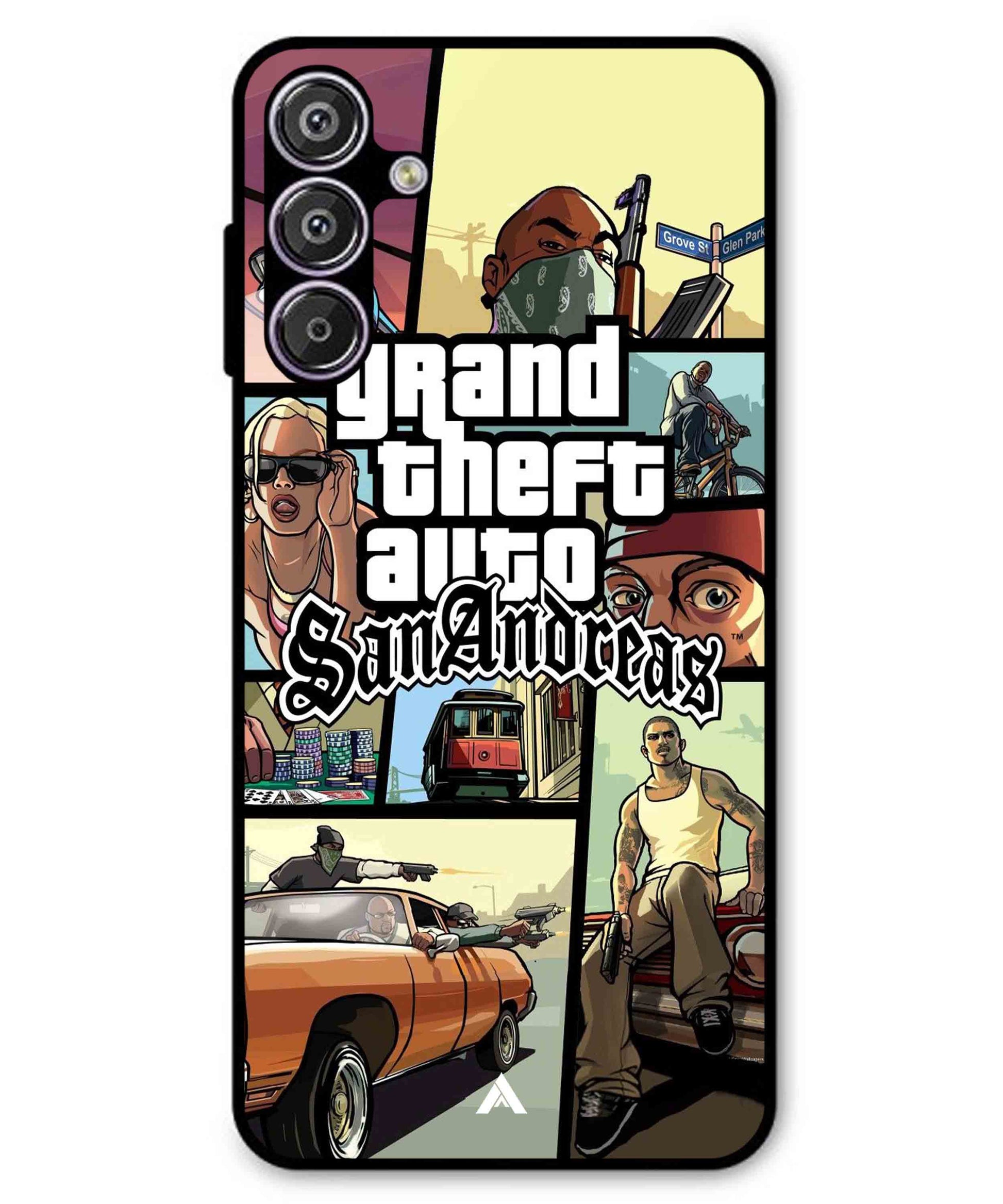 GTA San Andreas Game Metal Back Cover Phone Case for Samsung Galaxy A16