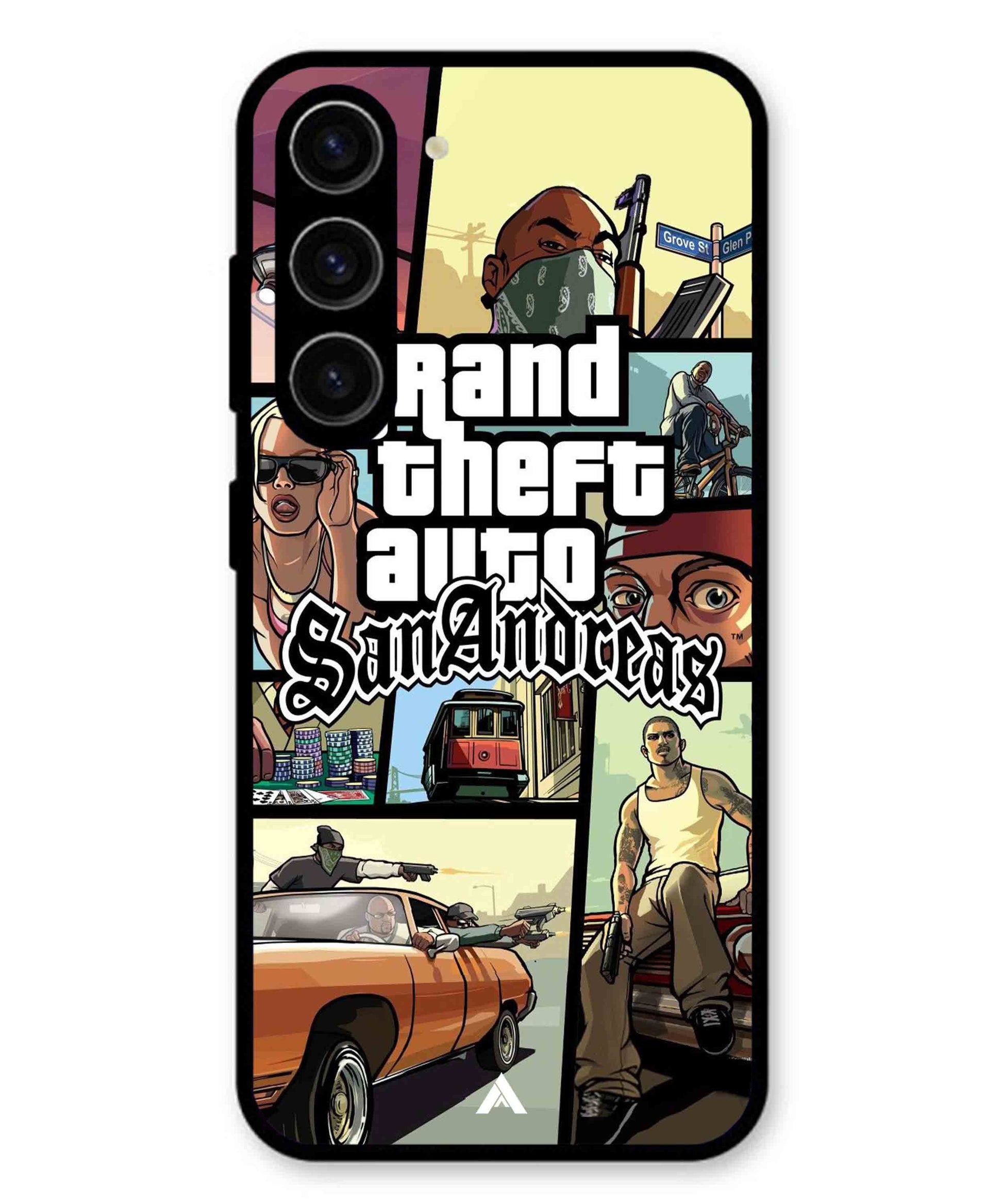 GTA San Andreas Game Metal Back Cover Phone Case for Samsung Galaxy A36