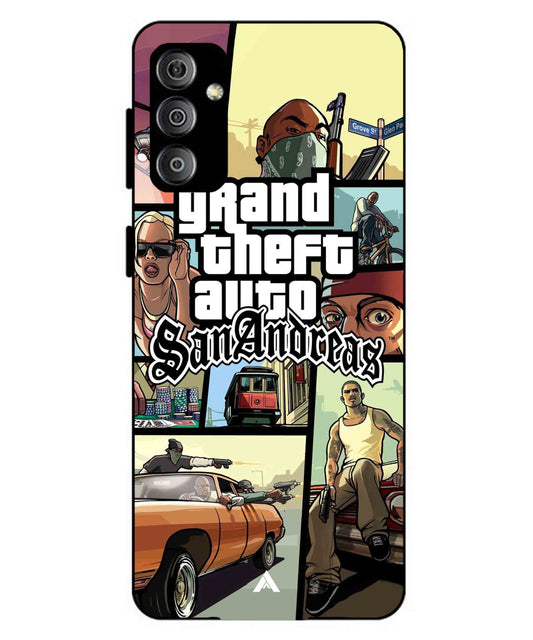 GTA San Andreas Game Metal Back Cover Phone Case for Samsung Galaxy F23