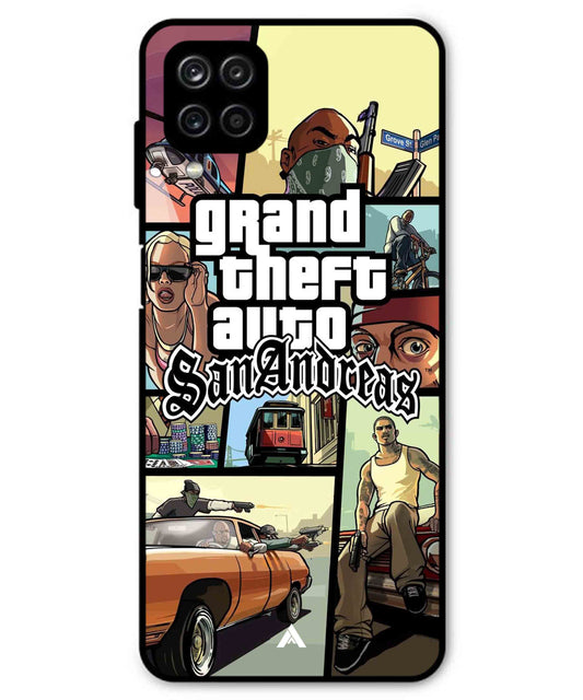 GTA San Andreas Game Metal Back Cover Phone Case for Samsung Galaxy M42