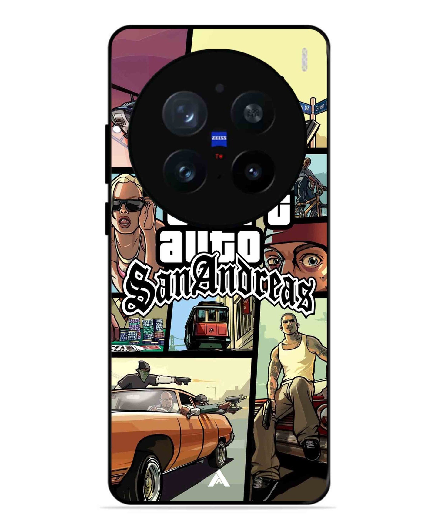 GTA San Andreas Game Metal Back Cover Phone Case for Vivo X200 Pro