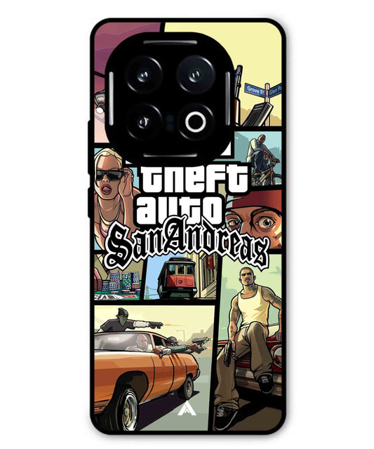 GTA San Andreas Game Metal Back Cover Phone Case for iQOO 13