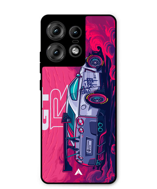 GTR Car Metal Back Cover Phone Case for Moto Edge 50 Pro