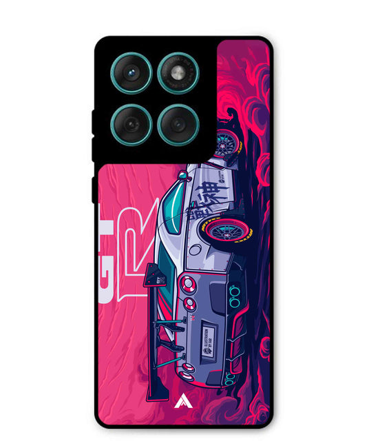 GTR Car Metal Back Cover Phone Case for Moto Edge 60 Fusion