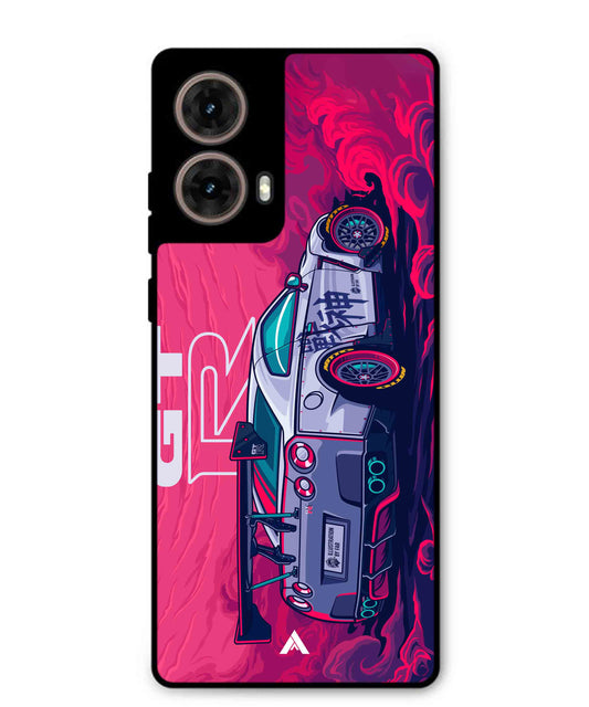 GTR Car Metal Back Cover Phone Case for Moto G85