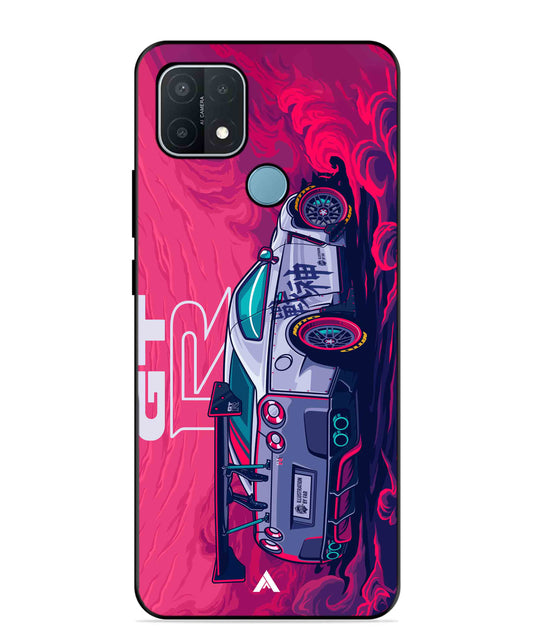 GTR Car Metal Back Cover Phone Case for OPPO A15