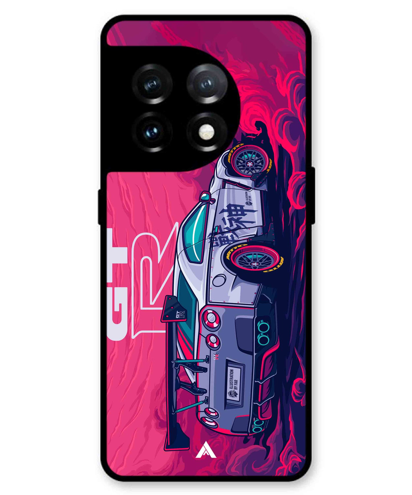 GTR Car Metal Back Cover Phone Case for Oneplus 11
