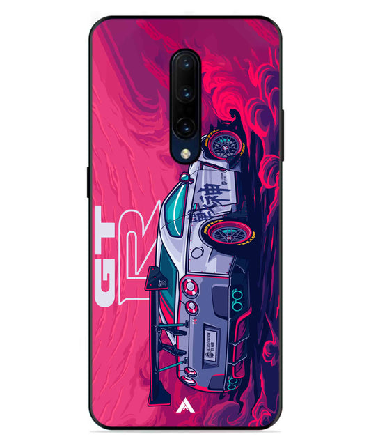GTR Car Metal Back Cover Phone Case for Oneplus 7 Pro