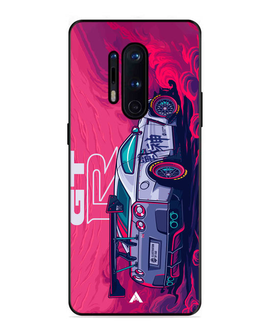 GTR Car Metal Back Cover Phone Case for Oneplus 8 Pro