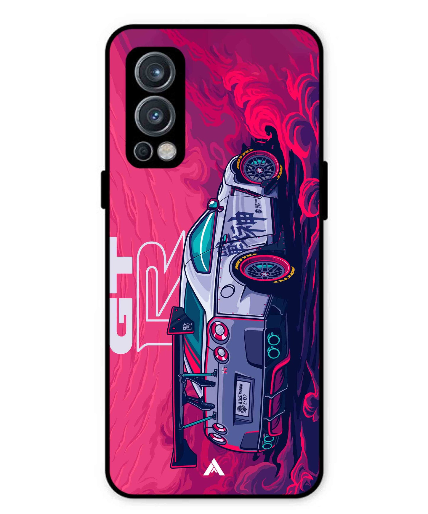 GTR Car Metal Back Cover Phone Case for Oneplus Nord 2