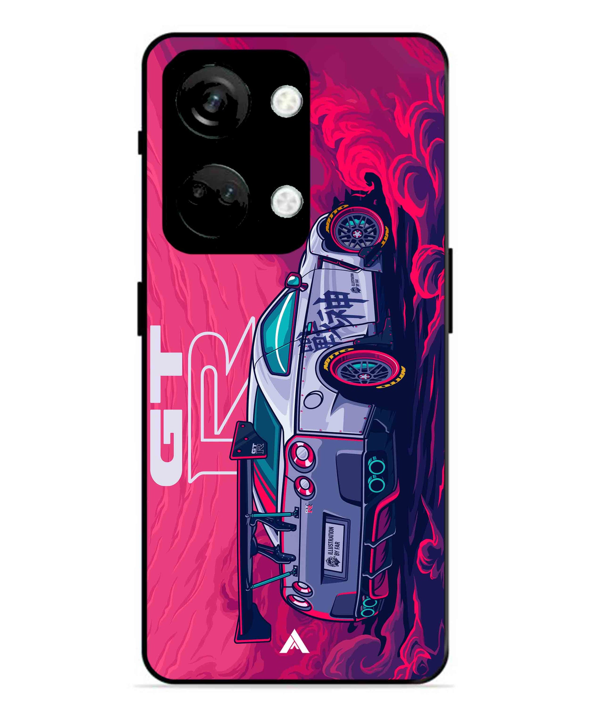 GTR Car Metal Back Cover Phone Case for Oneplus Nord 3