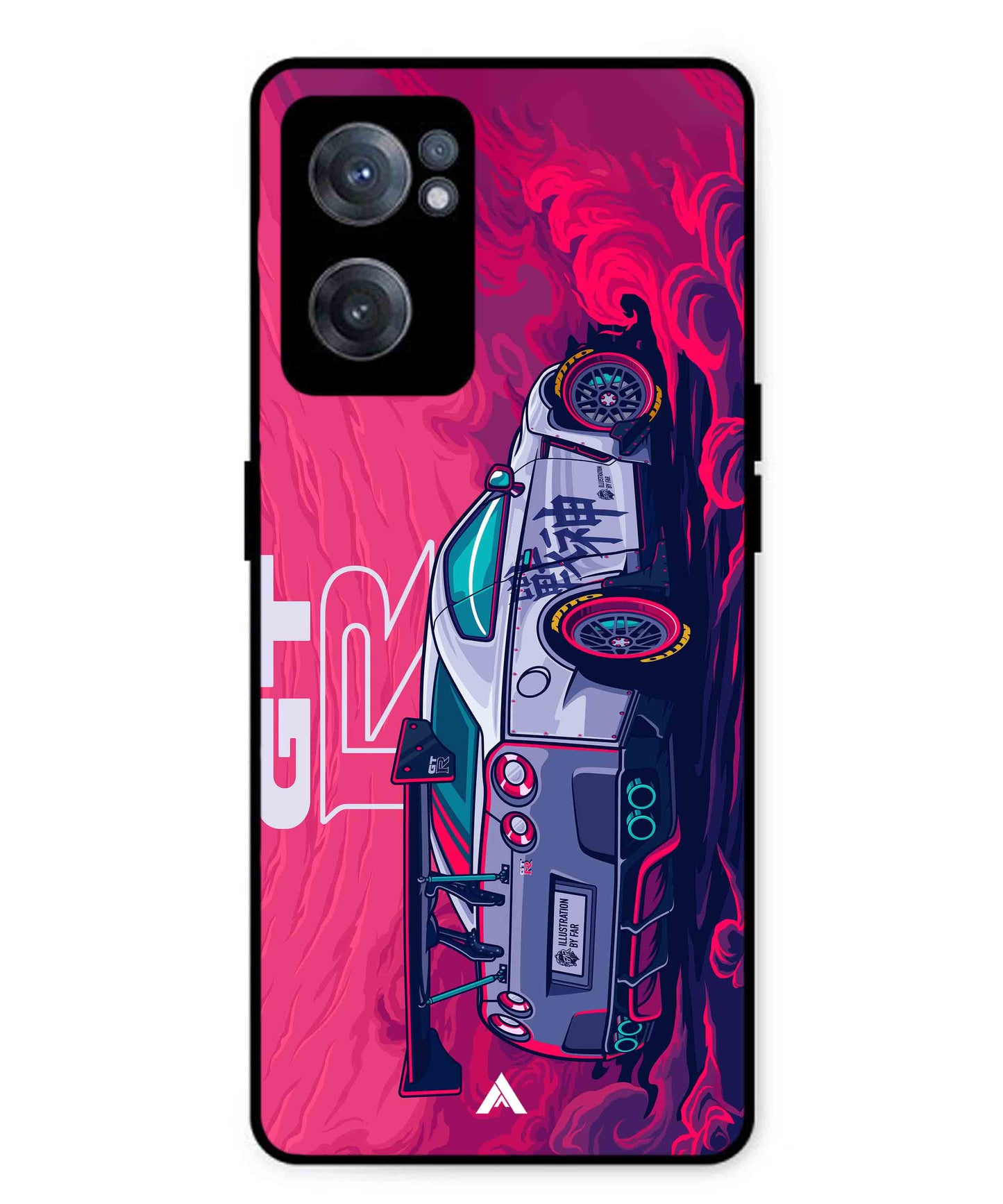 GTR Car Metal Back Cover Phone Case for Oneplus Nord CE 2