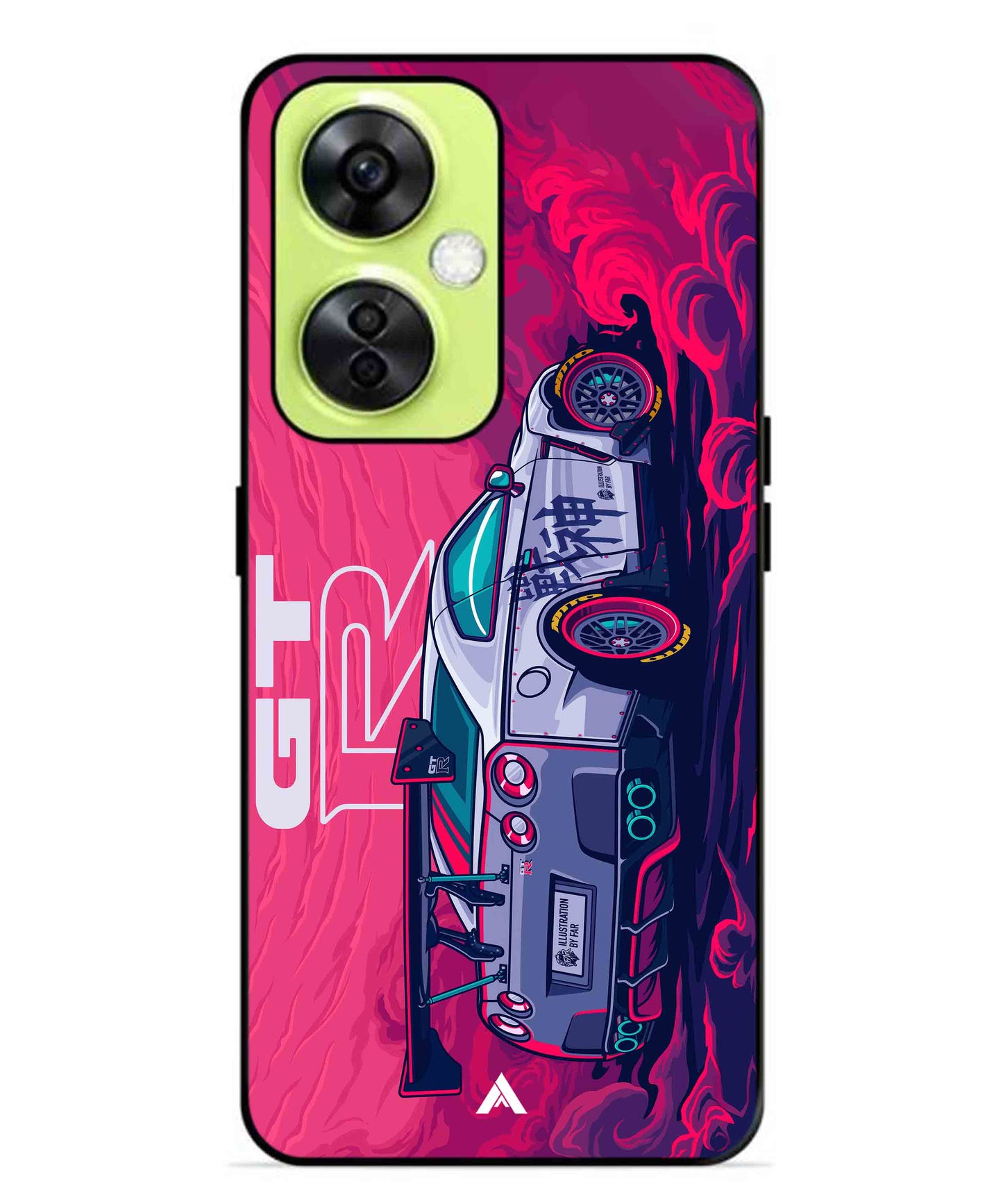 GTR Car Metal Back Cover Phone Case for Oneplus Nord CE 3 Lite