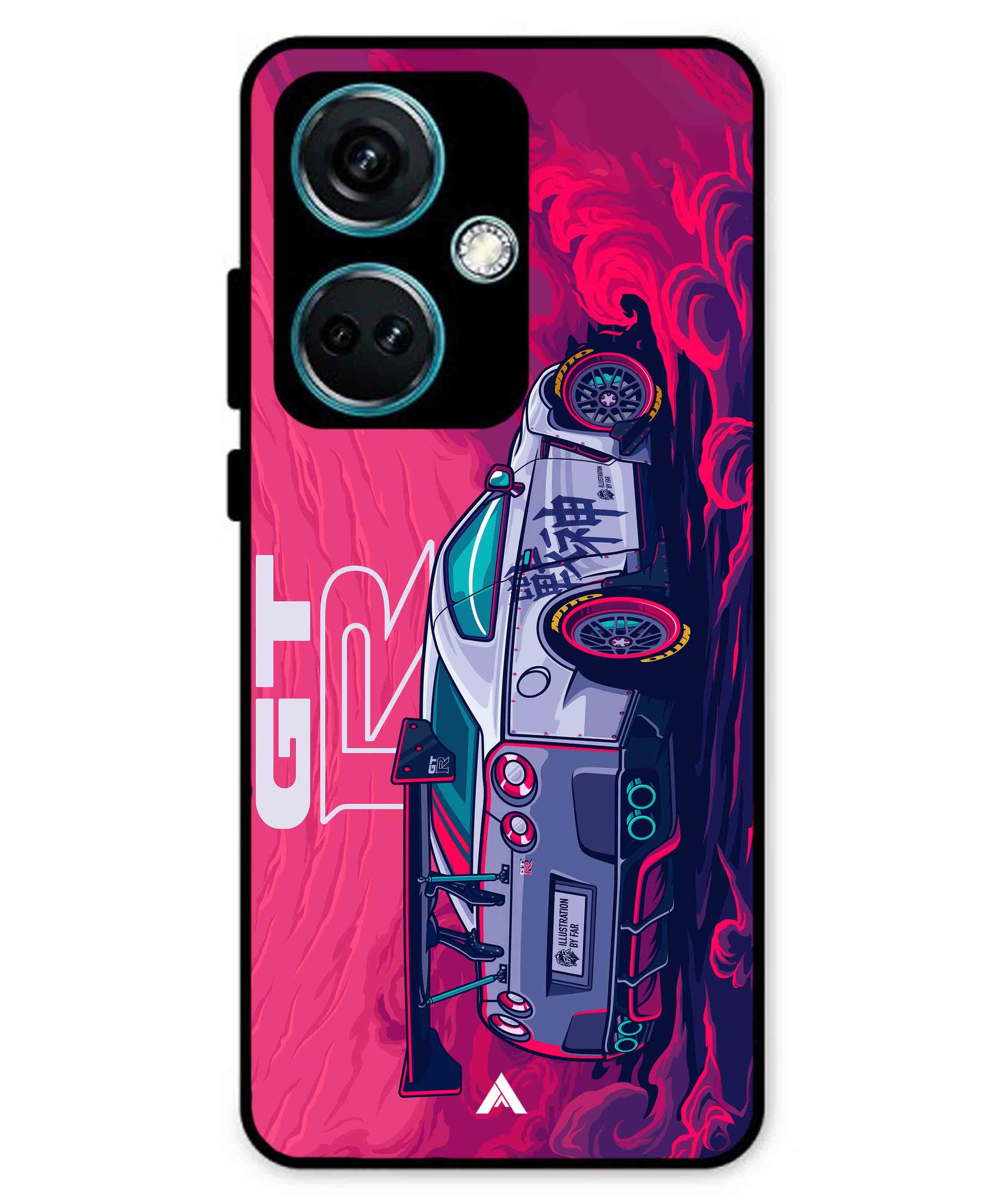 GTR Car Metal Back Cover Phone Case for Oneplus Nord CE 3