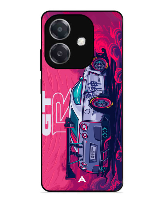 GTR Car Metal Back Cover Phone Case for Oppo A3X