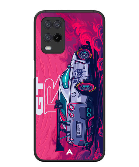 GTR Car Metal Back Cover Phone Case for Oppo A54