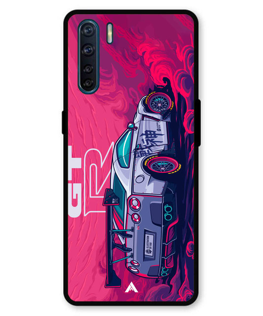 GTR Car Metal Back Cover Phone Case for Oppo A91