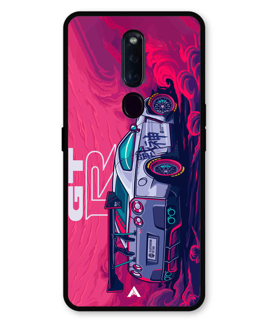 GTR Car Metal Back Cover Phone Case for Oppo F11 Pro