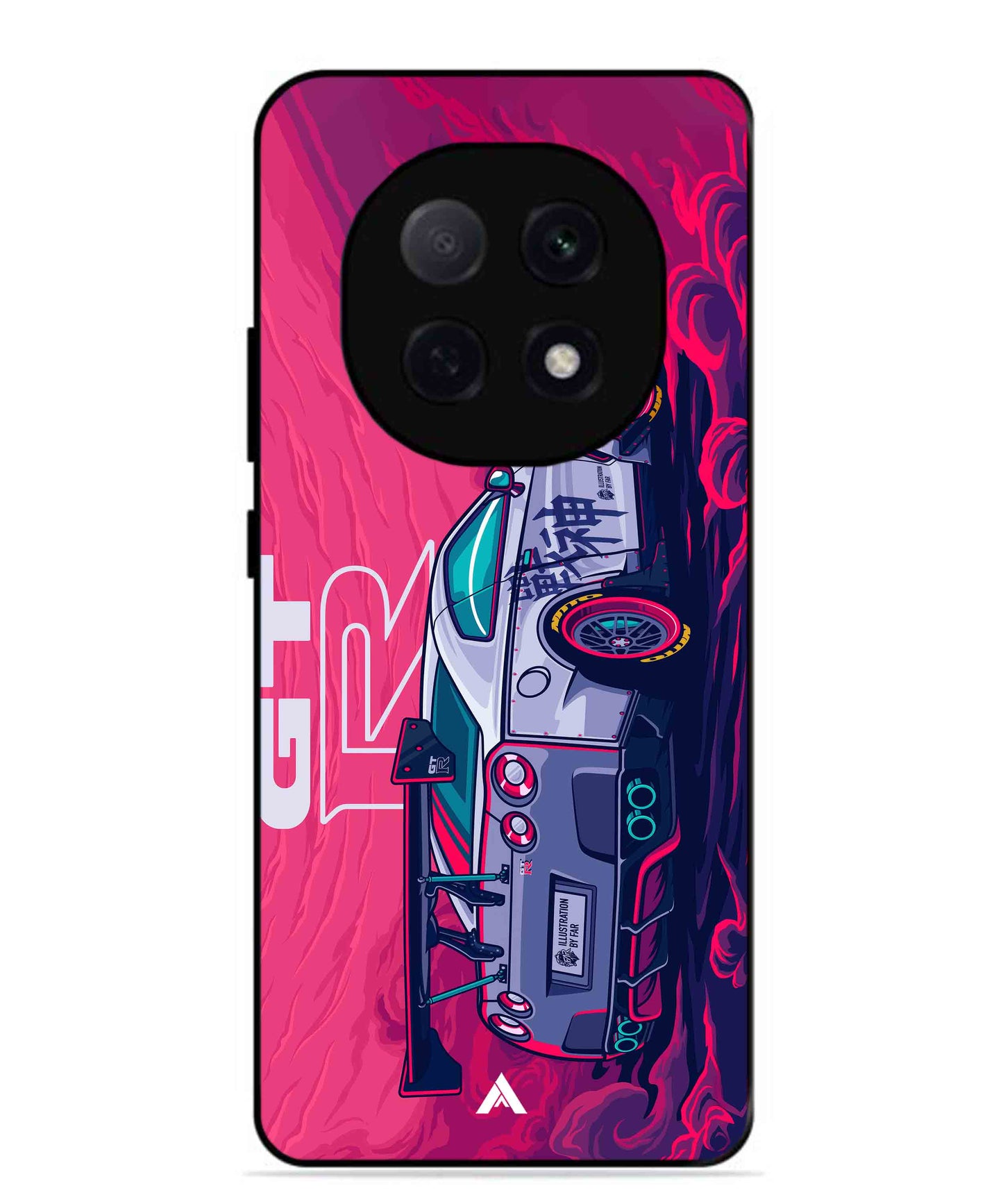 GTR Car Metal Back Cover Phone Case for Oppo F29 Pro