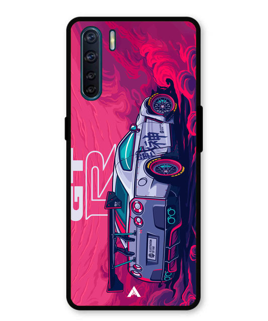 GTR Car Metal Back Cover Phone Case for Oppo Reno 3