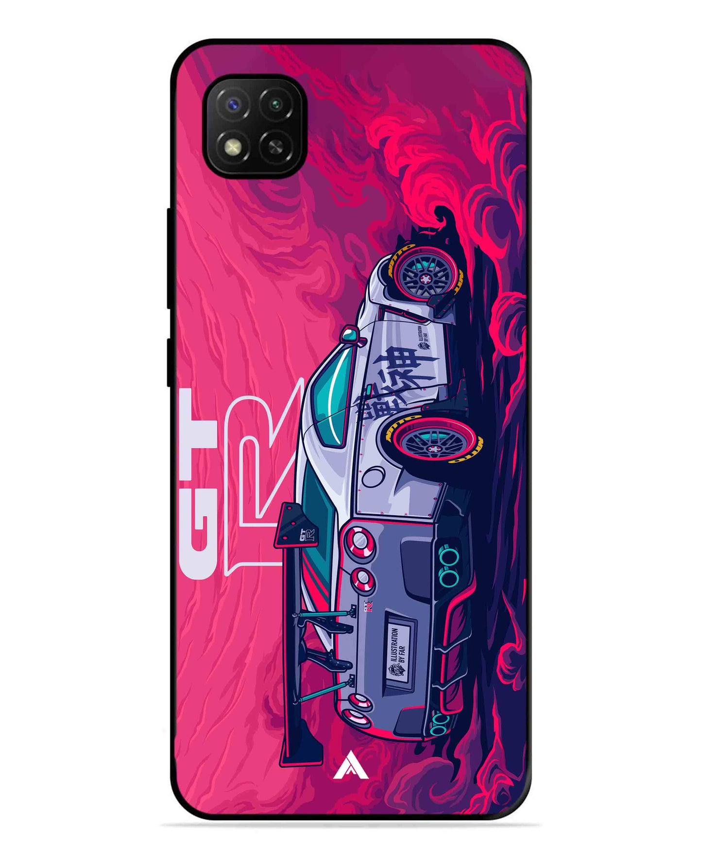 GTR Car Metal Back Cover Phone Case for Poco C31