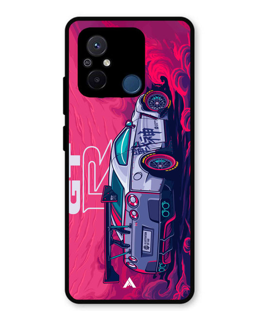 GTR Car Metal Back Cover Phone Case for Poco C55