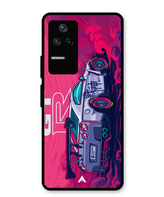 GTR Car Metal Back Cover Phone Case for Poco F4