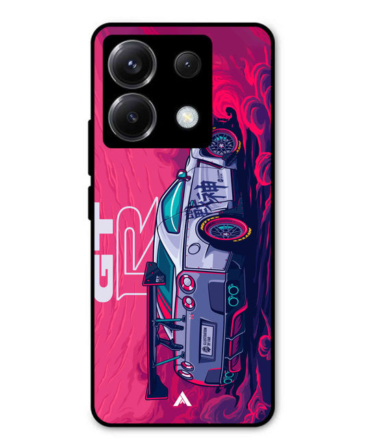GTR Car Metal Back Cover Phone Case for Poco X6