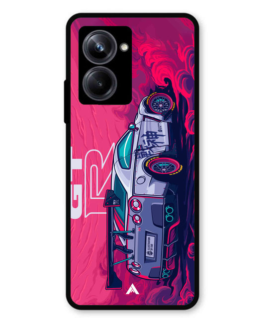 GTR Car Metal Back Cover Phone Case for Realme 10 Pro