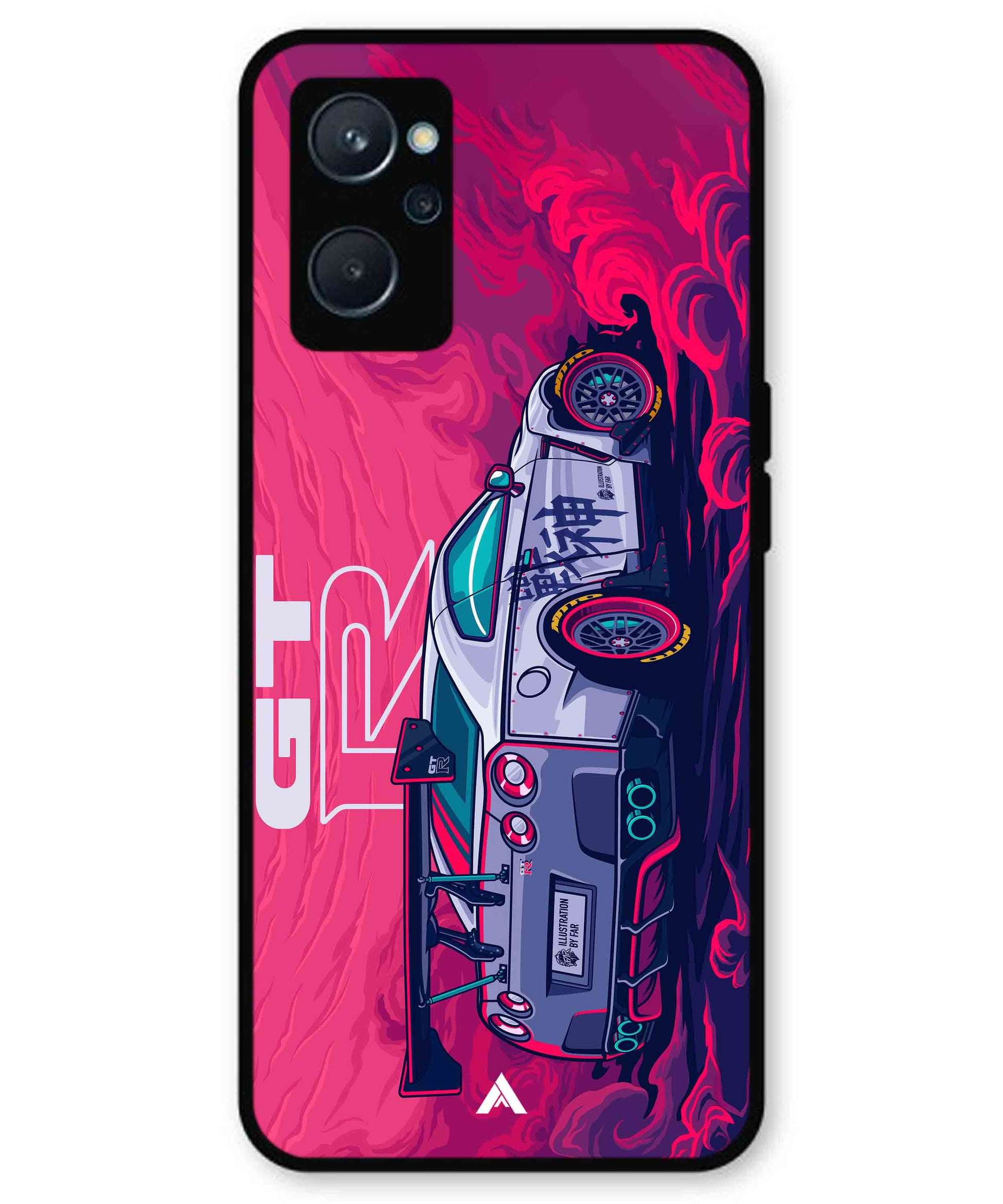 GTR Car Metal Back Cover Phone Case for Realme 10