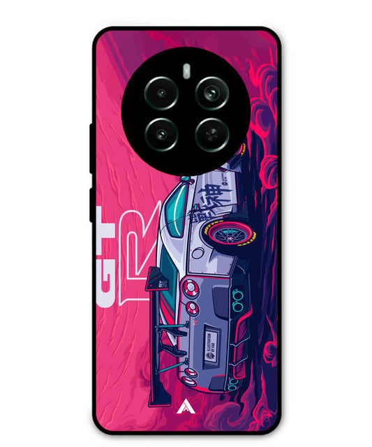 GTR Car Metal Back Cover Phone Case for Realme 12 Plus