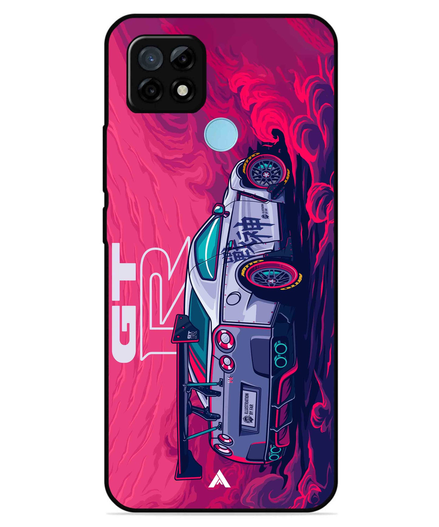 GTR Car Metal Back Cover Phone Case for Realme C21