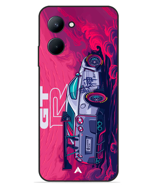 GTR Car Metal Back Cover Phone Case for Realme C33