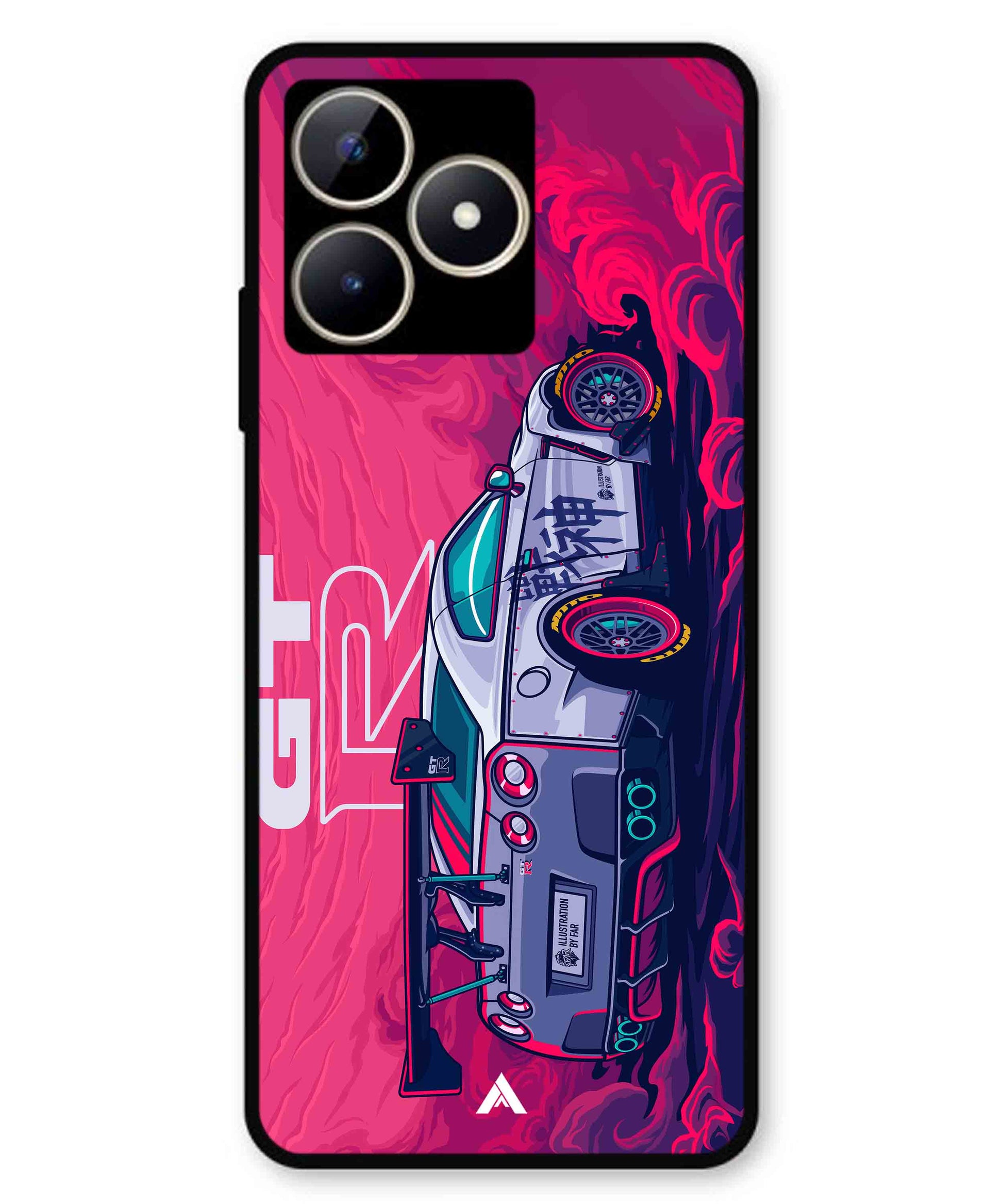 GTR Car Metal Back Cover Phone Case for Realme C53