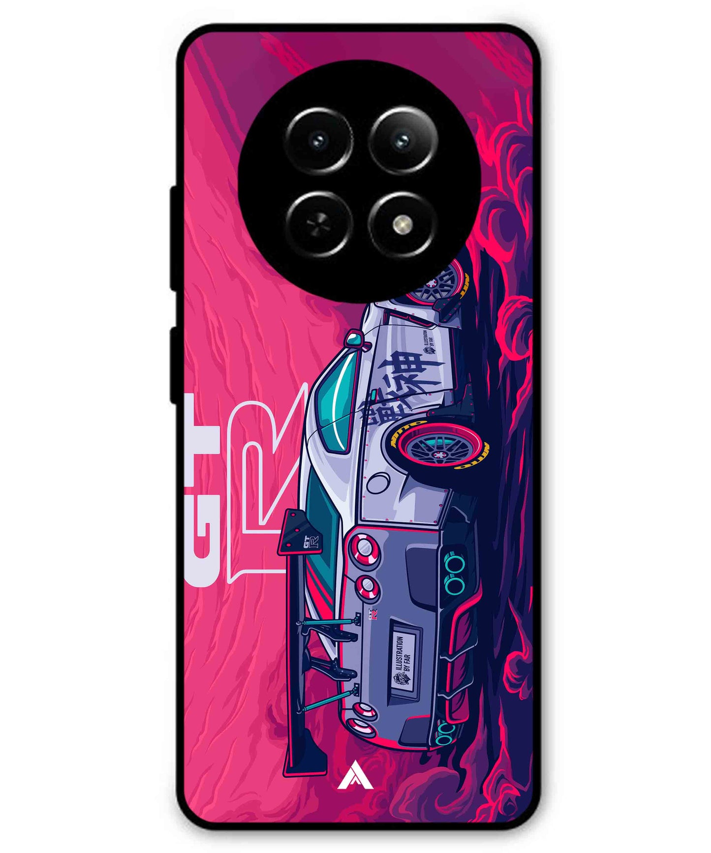 GTR Car Metal Back Cover Phone Case for Realme C65