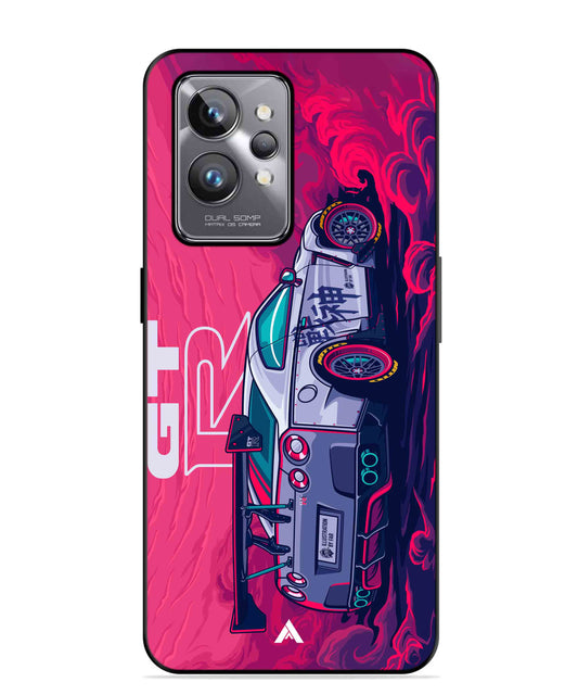 GTR Car Metal Back Cover Phone Case for Realme GT 2 Pro