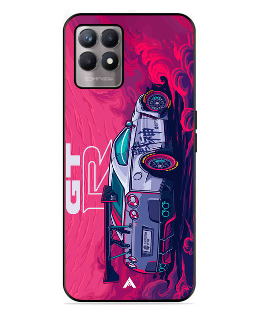 GTR Car Metal Back Cover Phone Case for Realme Narzo 50