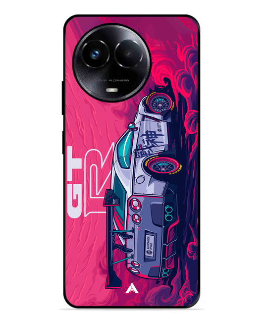 GTR Car Metal Back Cover Phone Case for Realme Narzo 60X