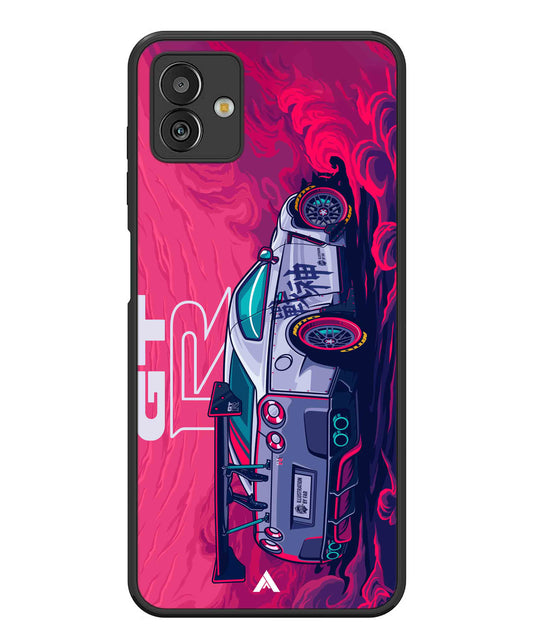 GTR Car Metal Back Cover Phone Case for Samsugn Galaxy M13 5G