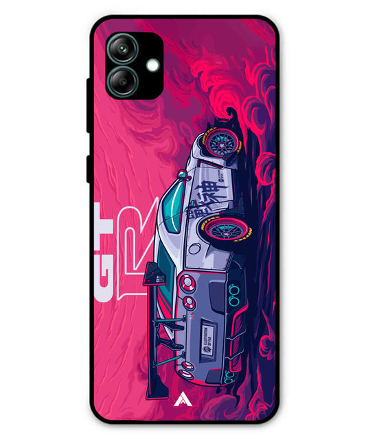 GTR Car Metal Back Cover Phone Case for Samsung Galaxy A04