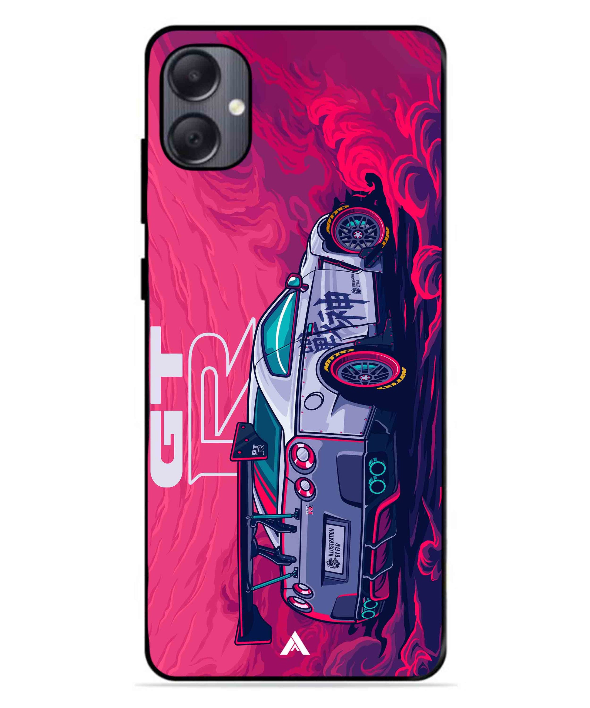 GTR Car Metal Back Cover Phone Case for Samsung Galaxy A05