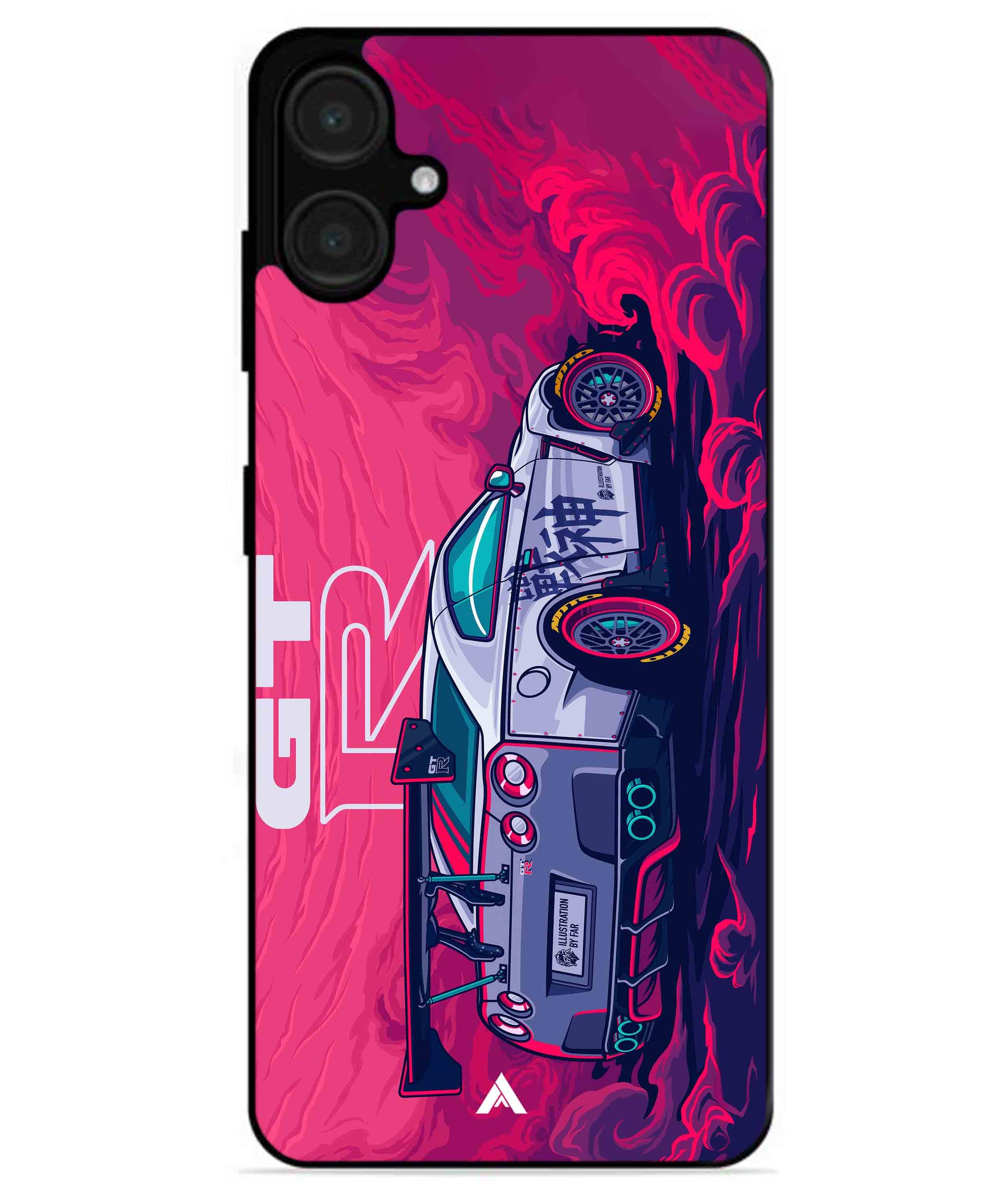 GTR Car Metal Back Cover Phone Case for Samsung Galaxy A06