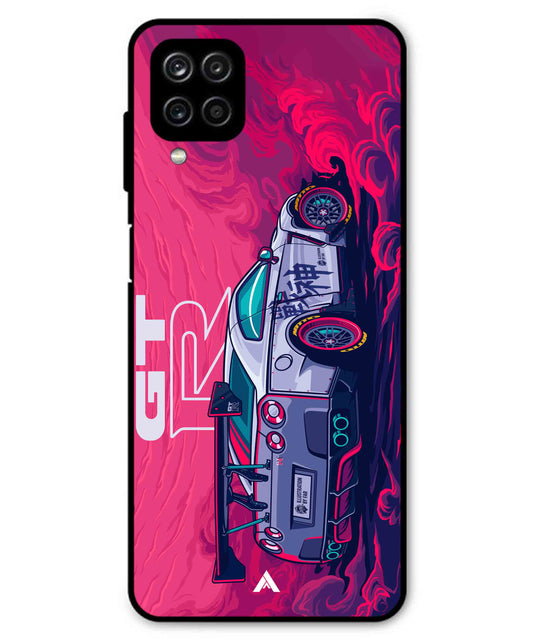 GTR Car Metal Back Cover Phone Case for Samsung Galaxy A12