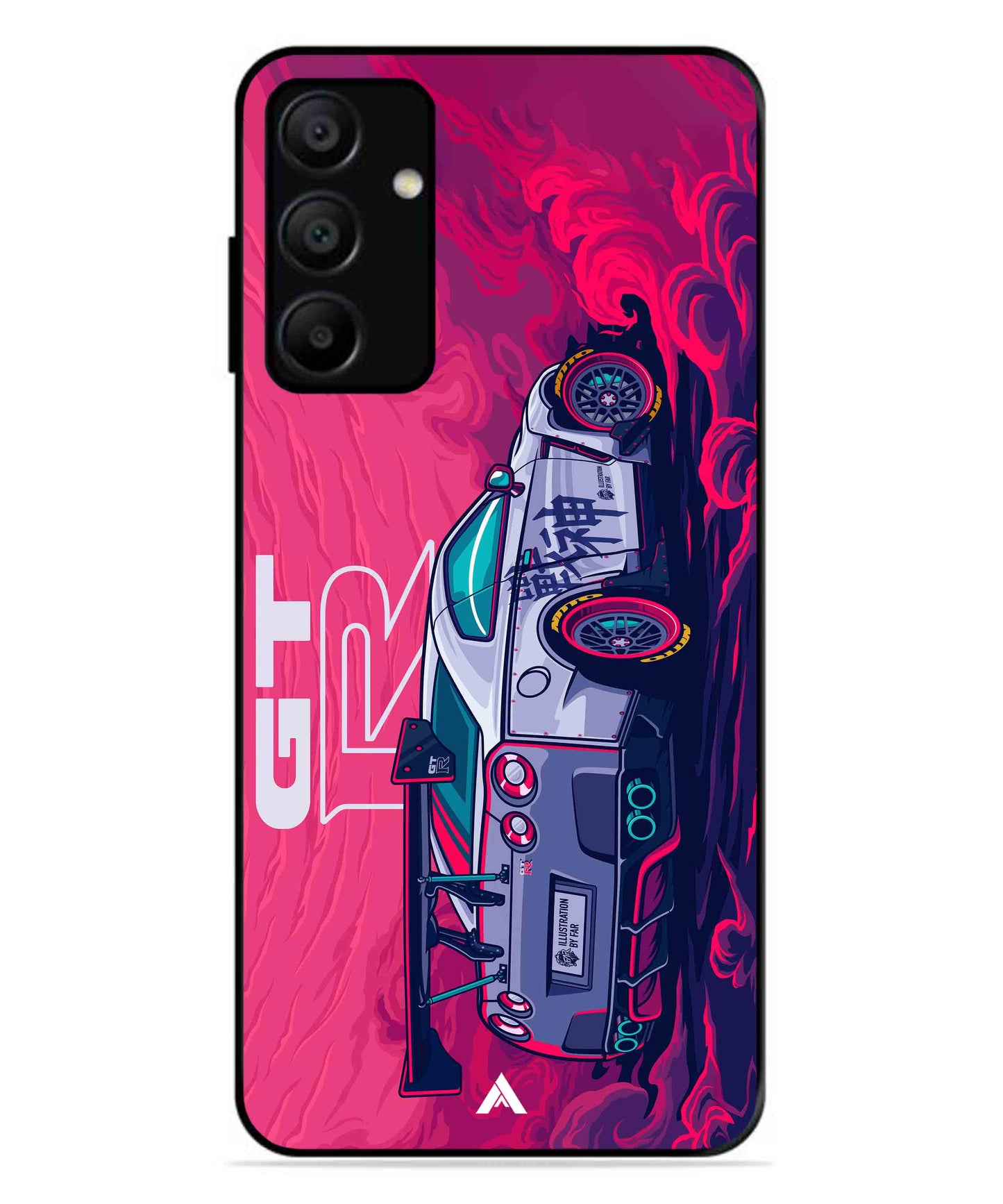 GTR Car Metal Back Cover Phone Case for Samsung Galaxy A15 5G