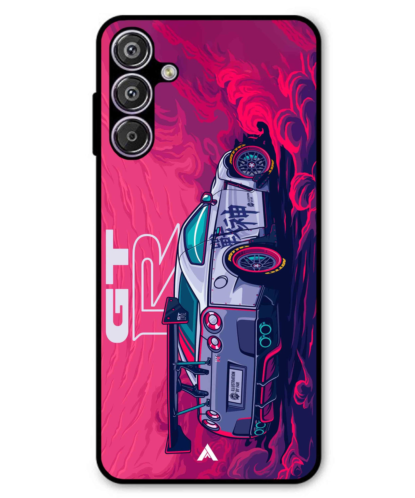 GTR Car Metal Back Cover Phone Case for Samsung Galaxy A25